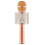 (Rose Gold) Karaoke Microphone Speaker Wireless Bluetooth Handheld Stereo Mic 1