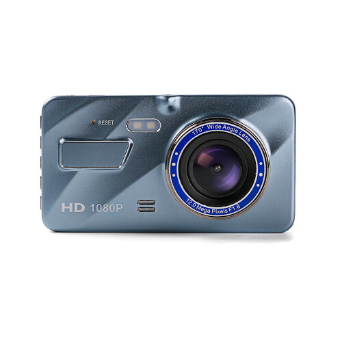 (IPS Screen) 4-in Driving Recorder Dual Camera Reversing Image