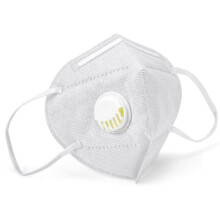 100PCS kn95 Face Mask With Vent Valve Hygienic Anti Bacterial Pollen Surgical
