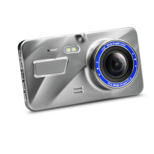 3.6in HD 1080P Dual-lens Driving Recorder With Reversing Image Car