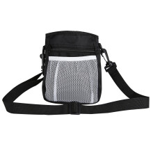 (Black) Small Dog Treat Bags Bag Pet Bags Belt Snack