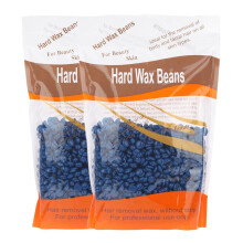 Korlin Hard Wax Beans for Face, Underarms, Brazilian, Bikini Hair Remover 10.6 Ounce, Pack of 2 (Chamomile)