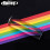 25x25x80mm Triangular Prism BK7 Optical Prisms Glass Physics Teaching Refracted Light Spectrum Rainbow Children Students Present 1