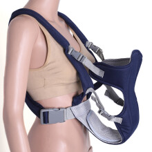 (Navy blue) Adjustable Infant Baby Carrier Wrap Sling