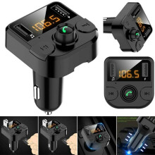 Wireless Bluetooth Car FM Transmitter MP3 Player USB Charger Handsfree Tools