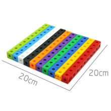 Linking Cubes Blocks 2cm 100pcs Maths Teacher Resource Fit Link Kids Toys Gifts