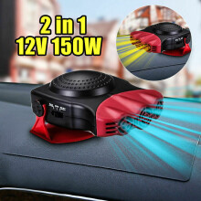 Car Heater 12V Dash Mount & Hand Portable Hot & Cold Fan Defroster Demister 150W