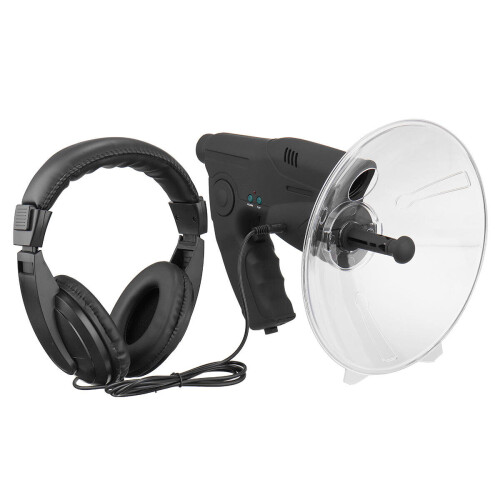Parabolic Microphone Monocular X8 Bionic Ear Long Range Birds Listening Telescope 200M