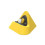 Universal Gaming Machine Portable Triangle Shaped Type-C Charging Base for Switch/Lite yellow 1