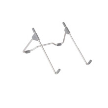 Aluminum Alloy Folding Collapsible Bracket Base Quick Heat Dissipation Stand For Macbook Laptops Tablet Holder gray
