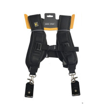 Dual Shoulder Camera Neck Strap Belt Quick Release for Digital SLR DSLR Camera black