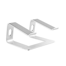 10-15.6 Inch Notebook Computer Stand Raised Frame Detachable Heat Sink Metal Raised Base-White
