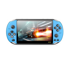 5.1 Inch 8GB Handheld Game Console Dual Joystick Arcade Retro Handheld Nostalgic Camera Audio Player-Blue