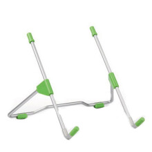 LS11 Aluminum Alloy Folding Collapsible Bracket Base Quick Heat Dissipation Stand For Macbook Laptops Tablet Holder green