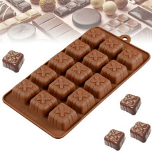 3D Silicone Mold Valentine Gift Box Present Mould Soap Wax Melt Chocolate Jelly