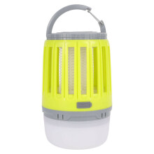 (Yellow ) 2 In 1 Electric Zapper Mosquito Killer LED Camping Lights USB Rechargeable