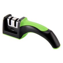 (Green) 2-Stage Knife Sharpening Kitchen Knife Sharpener Manual