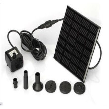 Ulistaurelie Solar Powered Floating Pump Water Fountain Birdbath Home Pool Garden