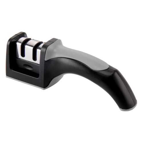 (Gray) 2-Stage Knife Sharpening Kitchen Knife Sharpener Manual