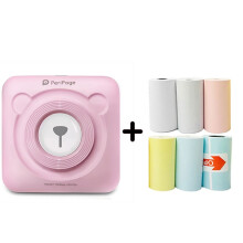 (Pink, China) Peripage Mini Portable Thermal Printer Paper