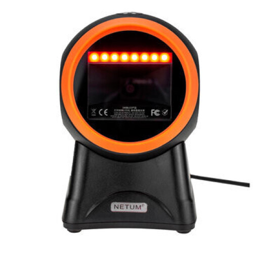 NT2050 Desktop Wired 1D/2D Barcode Scanner Bar Codes Reader Scanning Machine with USB Interface for Supermarket Pharmacy Checkout Scanner