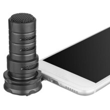 BY-A7H 3.5mm Capacitor HD Noise Reduction Microphone Mic for Mobile Smartphone Live Broadcast