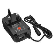 Multifunction Adjustable Voltage British Plug AC DC Universal Adapter Converter for Laptop LED Display Charger