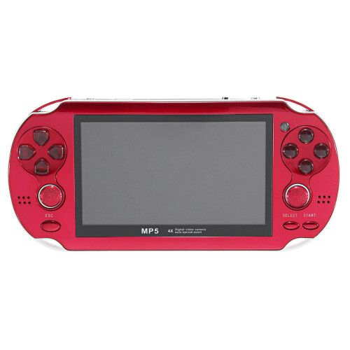 4.3 Inch Portable Handheld Game Console Player 300 Game Built in Video Camera RED
