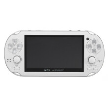 4.3 Inch Portable Handheld Game Console Player 300 Game Built in Video Camera WHITE