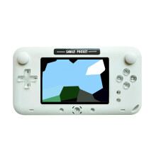 4.0 inch LCD Large Screen Mini Portable Retro Handheld Game Console Video Game Player Built-in 208 Classic Games white