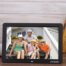(Black) 10.1" HD Digital Photo Picture Frame Clock MP4 Movie Video Player