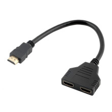 HDMI Cable Adapter 1.4B Splitter HDMI 1 In 2 Out Cable Connector HDMI Port Hub HDMI 2-Port Male To Female