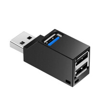 3 interfaces USB hub Splitter with 2 USB 2.0 ports and 1 USB 3.0 port suitable for U disk card reader USB mouse keyboard scanner