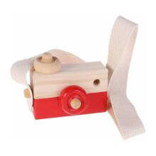 (Red) Wood Children's Cameras Room Decor Nursery Toys