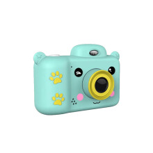 (Blue) Cartoon Instant Camera For Kids Gift