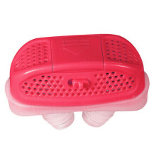 (Red) Mini CPAP Anti Snoring Device Sleep Aid Sleeping Apnea Stop Snore Stopper Nose