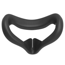 (Black) For Oculus Quest 2 Accessories VR Face Silicone Cover Cushion Pad