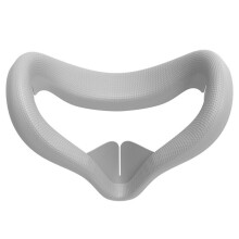 (Silver Gray) For Oculus Quest 2 Accessories VR Face Silicone Cover Cushion Pad