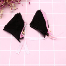 Fashion Night Party Club Bar Wearing Decorate Headbands Cat Fox Fur Ear Pattern Hair Clip Bell Cat Ear Hair Clips