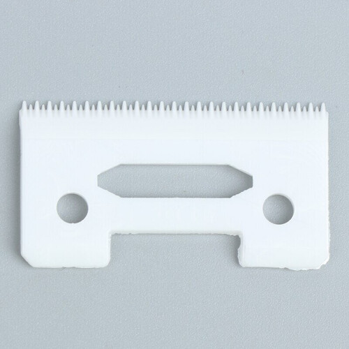1PCS 2 Hole Stagger Tooth Ceramic Movable Blade Cordless Clipper Replaceable Blade