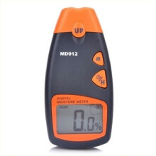 MD912 Portable Wood Moisture Meter Hygrometer Timber Tree Density Digital Electrical Tester Temperature Self-compensation 4 Tree Species Corrections D