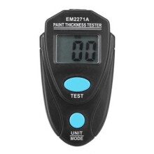 EM2271A Digital Fe/NFe 0.00-2.20mm Thickness Gauge Coating Meter For Car Meter Manual Portable Mini Paint Tester LCD Display Thickness Measurement Too