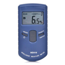 MD918 Inductive Wood Timber Moisture Meter Tester Range 4%~80% High Frequency Electromagnetic Wave Induction Wood Moisture Content Measurement 10 Wood