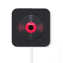 (CD White) Portable Cd Player Wall-mounted Bluetooth Home Audio Usb Mp3 Music Player Remote Control Surround Sound Fm Radio Stereo Speaker