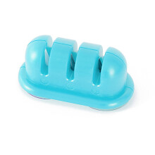 Portable Manual Three-Stage Knife Sharpener - Blue
