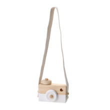 Wood Camera Children Room Decor Natural Safe Wooden Toy Painted Nursery Toys