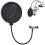Mavis Laven Mic Pop Filter, Studio Recording Pop Shield with Clamp Spray Proof Cover 15.5cm 1