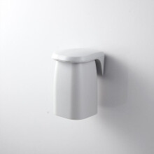 (gray) Magnetic Wall Mount Gargle Cup Rack