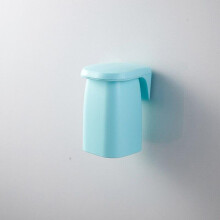 (blue) Magnetic Wall Mount Gargle Cup Rack
