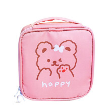 2Pcs Ins Style Cute Make-up Bag Toiletries Storage Bag Convenient Storage Wash Bag Outdoor Multifunction Cosmetic Bag Travel Tools